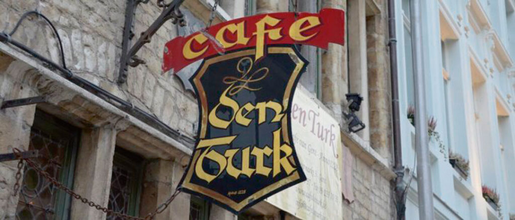 café den turk uithangbord Gent