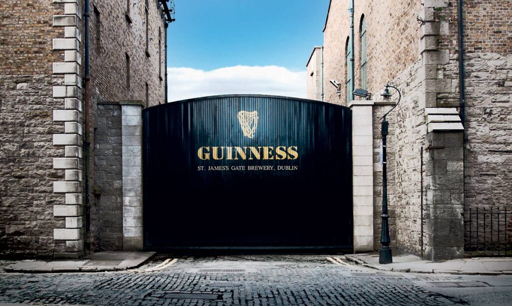 Poort Guiness brouwerij Dublin